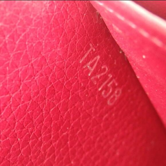 Authentic LV Louis Vuitton Two Tone My Lock Me Red x Pink Leather Long Wallet - Picture 11 of 12